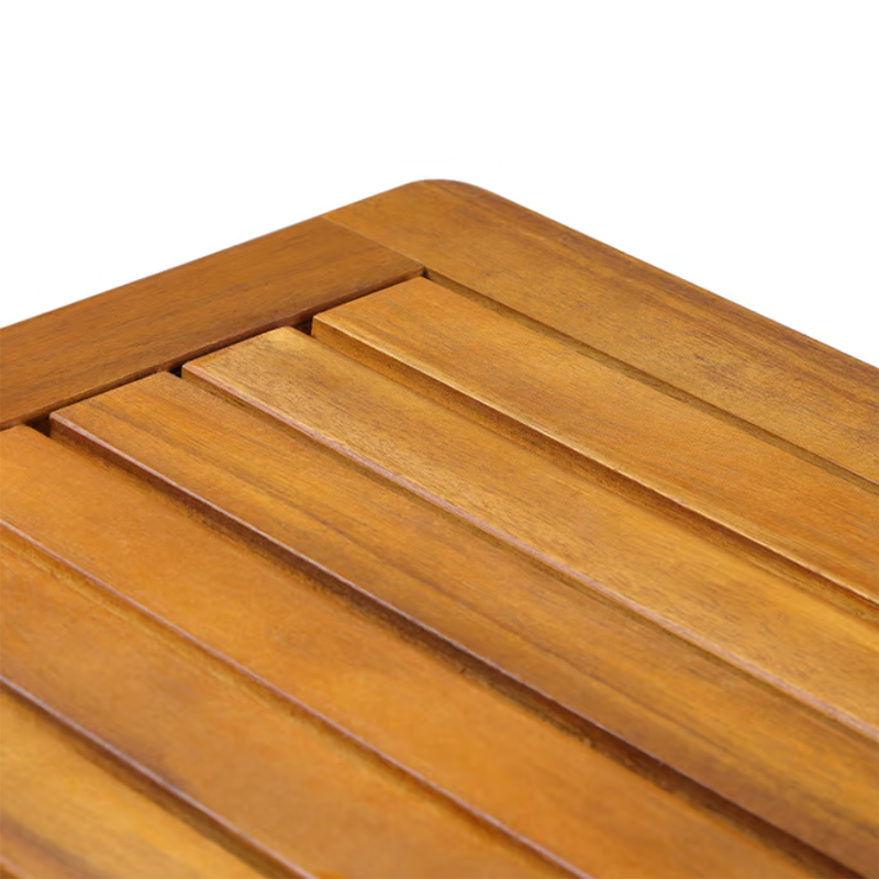 Tavolino laterale in legno di acacia - 45 x 45 x 45 cm
