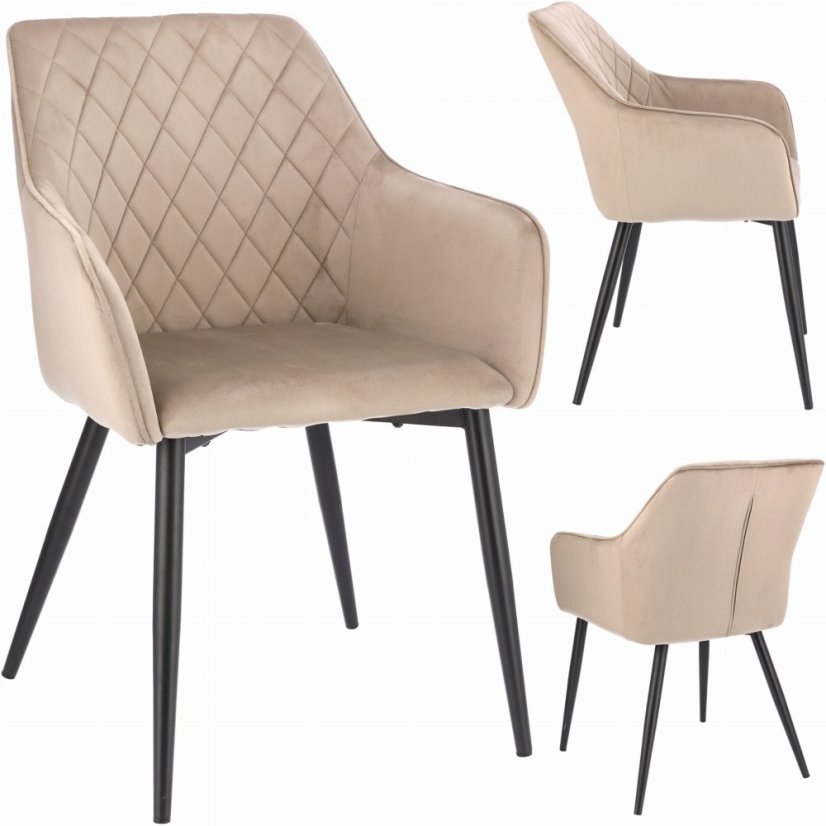 Zamatová jedálenská stolička APIS