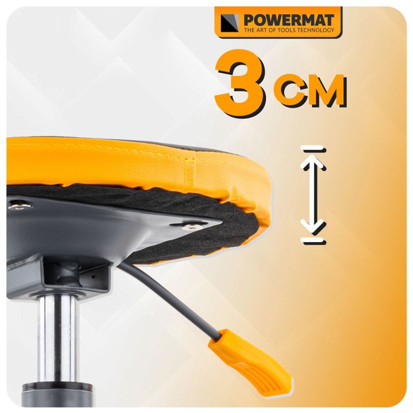 Scaun de atelier - reglabil, capacitate de încărcare 150 kg