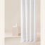 Hochwertige weiße Gardine  Marisa  mit Aufhängeband 200 x 250 cm