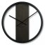 Designer Wanduhr in Wenge Farbe 50cm