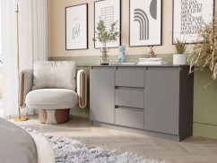 R-120-S3 komoda s 3 ladice i vratima – razne opcije boja