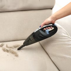 Aspirator auto fără fir cu ciclon, portabil - 2600 mAh, cu accesorii