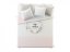 Kvalitní přehoz na postel v jemné růžové barvě 200 x 220 cm