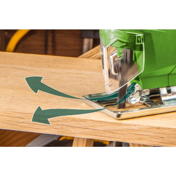 Priamočiara píla s výkonom 400W, 52G064 VERTO