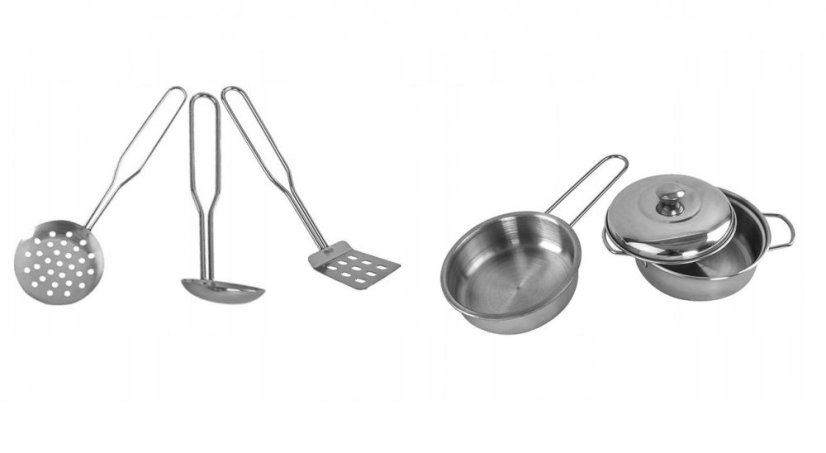 Cucina in legno per bambini con accessori e illuminazione a LED