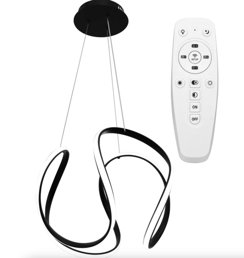 Elegantné moderné LED stropné svietidlo s diaľkovým ovládaním