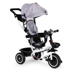 Trojkolka, kočík v sivej farbe Ecotoys