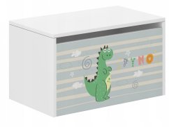 Scatola portaoggetti per bambini con drago da favola, 40 x 40 x 69 cm