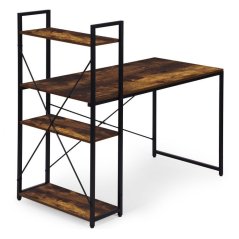 Tavolo da lavoro e da gioco con ripiani 120 x 60 cm