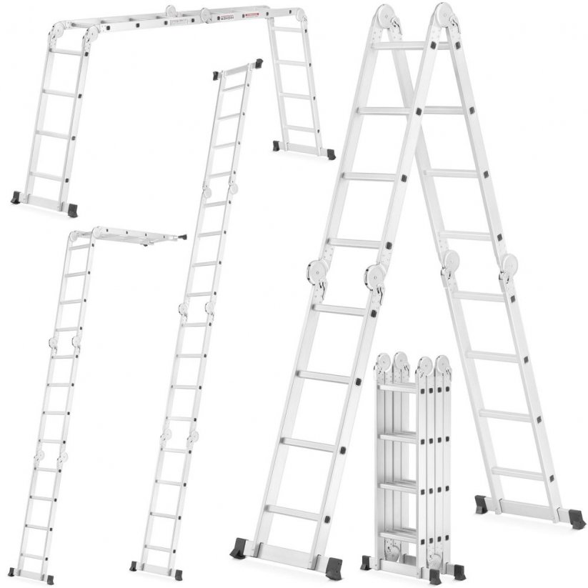 Viacúčelový kĺbový rebrík 4x4