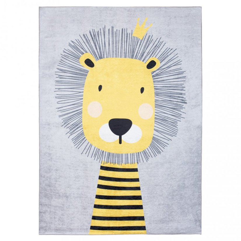Detský koberec s motívom roztomilého leva