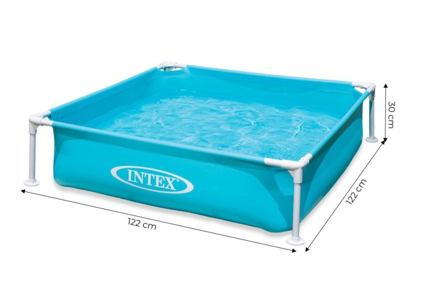 Kinderschwimmbecken mit Struktur 122 x 122 x 30 cm
