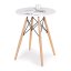 Elegantný okrúhly drevený stolík - 60 cm Elegantný okrúhly drevený stolík - 60 cm