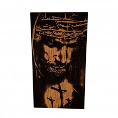 Дървено изображение на Исус Христос 33,5 x 20 x 2,5 cm