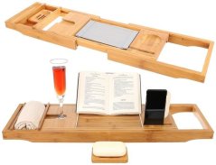 Badewannenablage verstellbar 75 - 112 cm