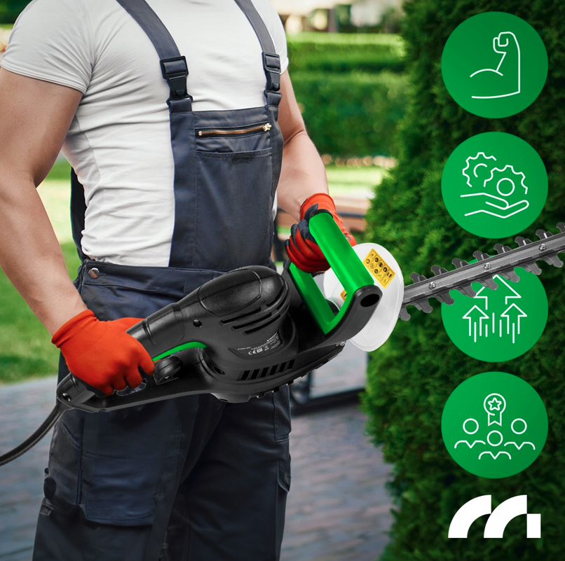 Електрически ножици за жив плет MALTEC MASTERHEDGE-450W