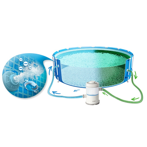 Filtračné čerpadlo INTEX Krystal Clear C330 1250 l/h + filter H