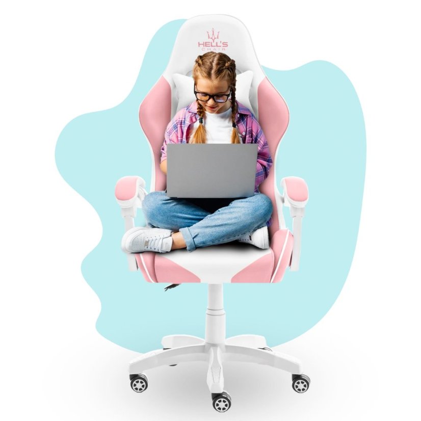Gyermek játszószék rózsaszínben egy lánynak KIDS PINK- WHITE