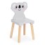 Mobilier pentru copii - masă și 2 scaune cu spătare în formă de koala