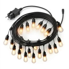 Ghirlanda LED da giardino - catena luminosa con lampadine E27