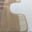 Tappeti da bagno beige con trattamento antiscivolo
