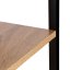 Stabilný 3-policový regál - kombinácia kovu a dreva 93 x 60 x 27,5 cm