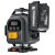 Laserová vodováha 4D 16 linií 360° zelený laser 40 m PM-PLK-4DM3