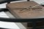 Braune Wanduhr aus Holz mit Durchmesser 50cm