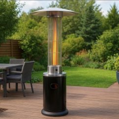 Încălzitor patio pe gaz - 9 kW, 216 cm