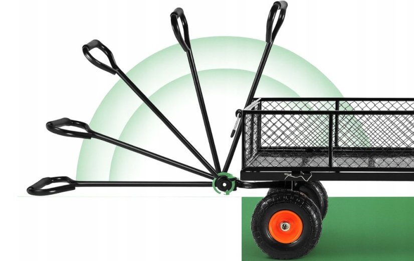Multifunkční zahradní vozík 3v1 s nosností 200 kg