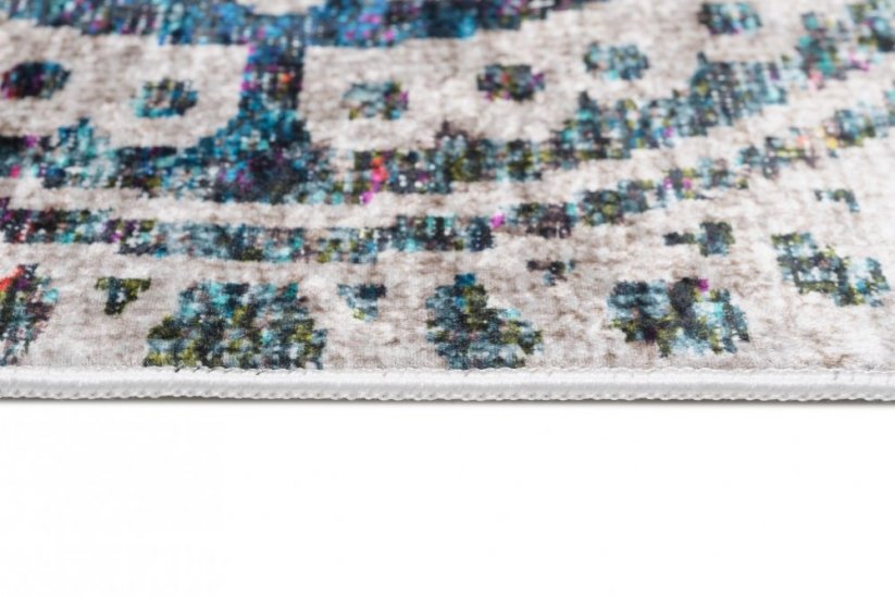 Trendi šareni tepih s uzorkom mandale