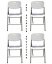 Zvýhodněný set čtyř cateringových židlí