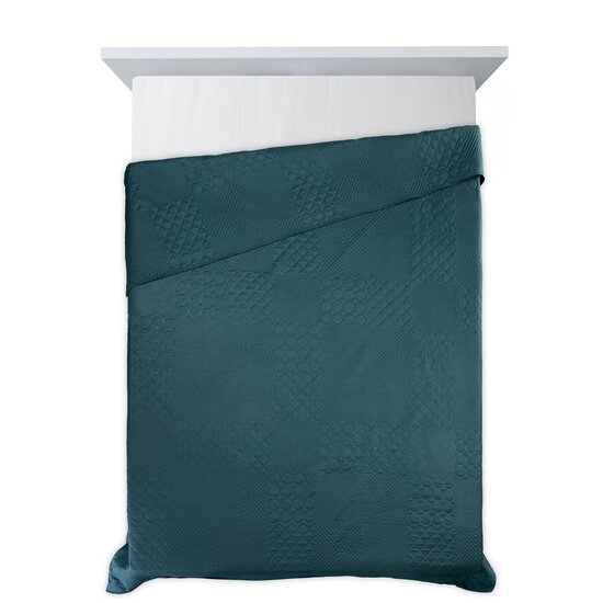 Copriletto di design Boni verde scuro