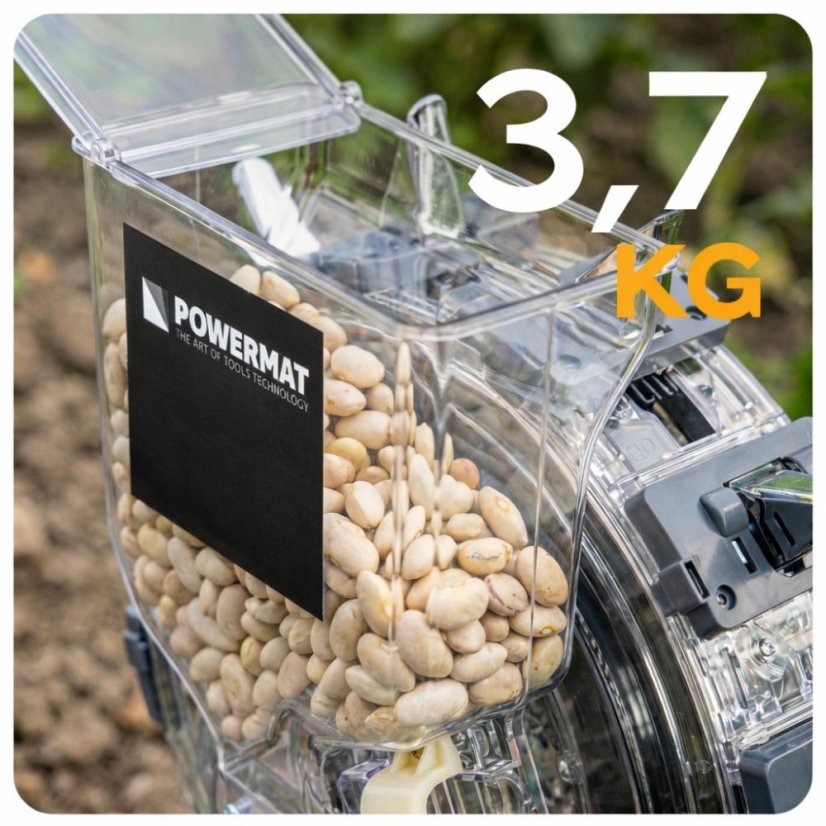 Ruční secí stroj - nastavitelný výsev, zásobník 3,7 kg