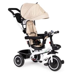 Dreirad, Kinderwagen in beige ECOTOYS