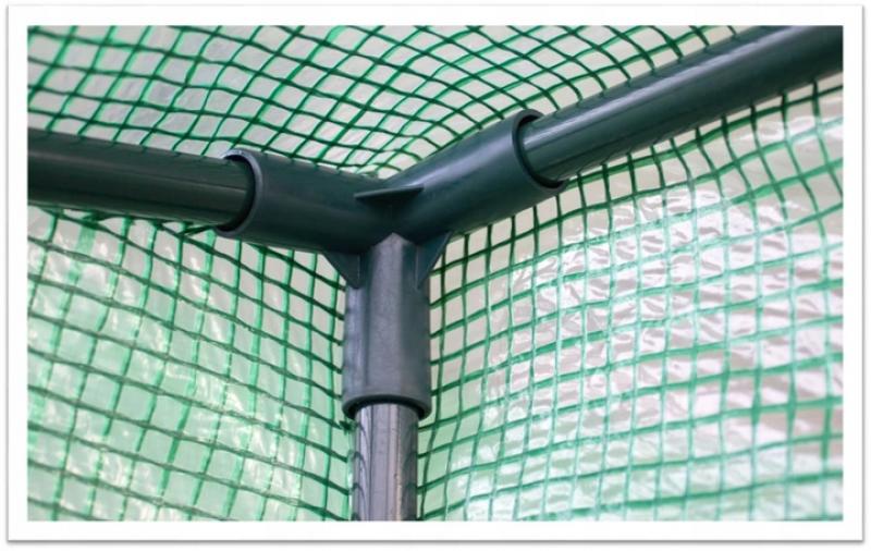 Praktický záhradný fóliovník s rozmermi 200 x 80 x 170/148 cm