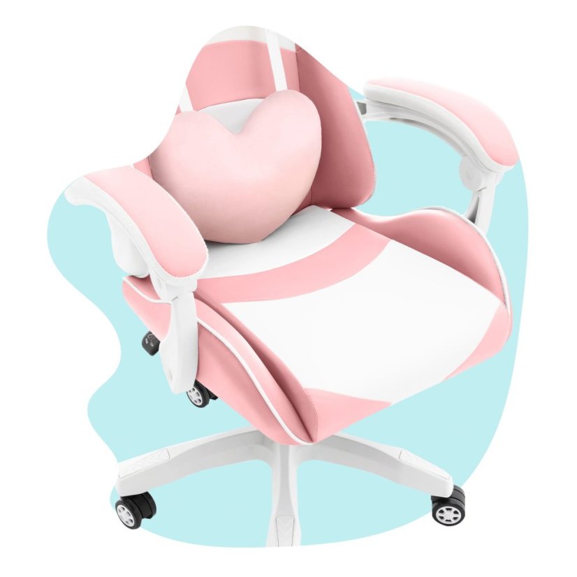 Gyermek játszószék rózsaszínben egy lánynak KIDS PINK- WHITE