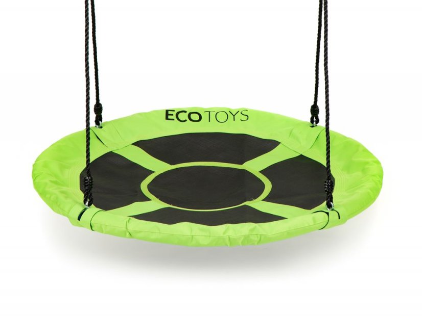 Záhradná hojdačka bocianie hniezdo 110 cm ECOTOYS zelená