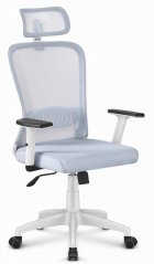 Ergonomická otočná kancelárska stolička HC- 1022 Grey Mesh