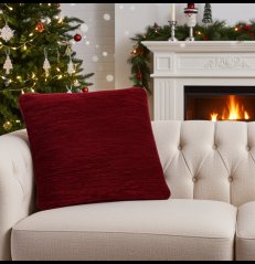 Față de pernă din tapiserie cu margine decorativă 42 × 42 cm - diverse culori