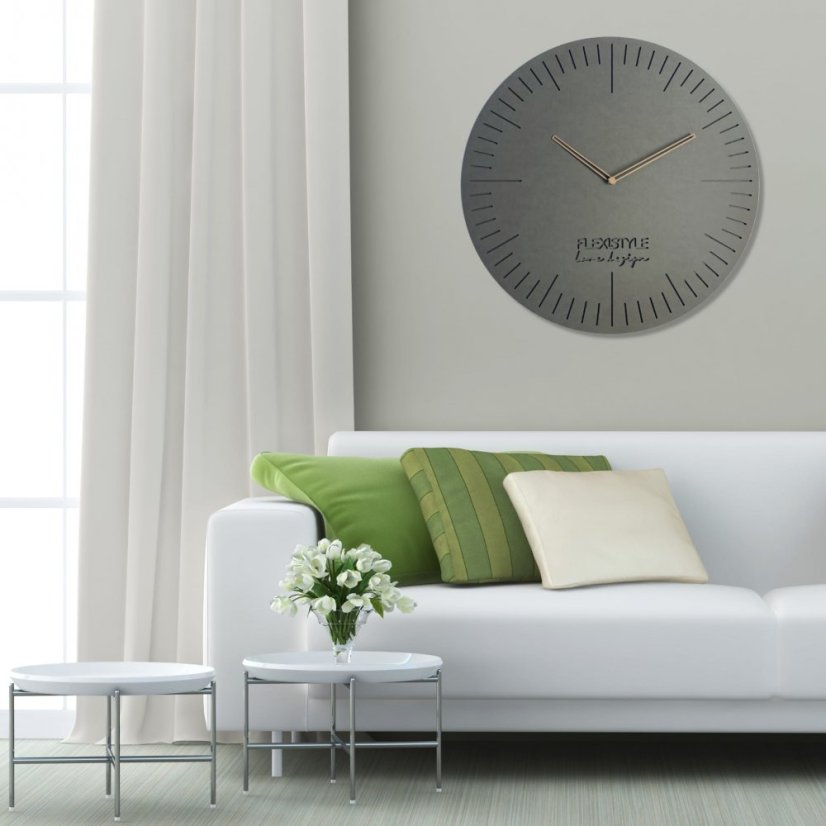 Elegantní hodiny do obývacího pokoje NATURAL 50cm