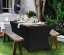 Čierny obrus na cateringový stôl s rozmerom 180cm