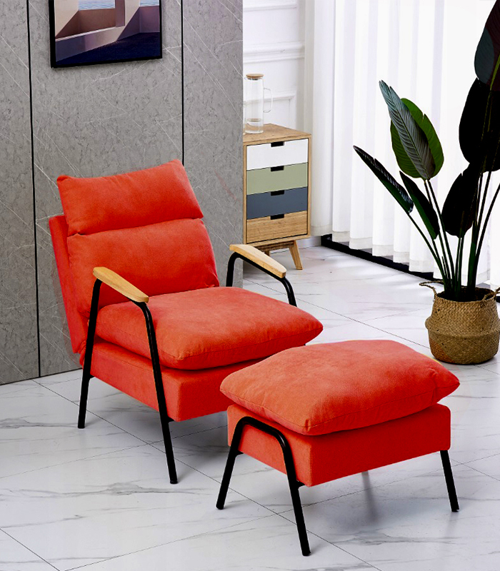 Релаксиращ фотьойл с облегалка за крака OSLO