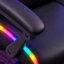 Igraća stolica s RGB LED rasvjetom, osloncem za noge i daljinskim upravljačem