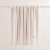Weiche cremefarbene Boucle-Decke 125 x 150 cm