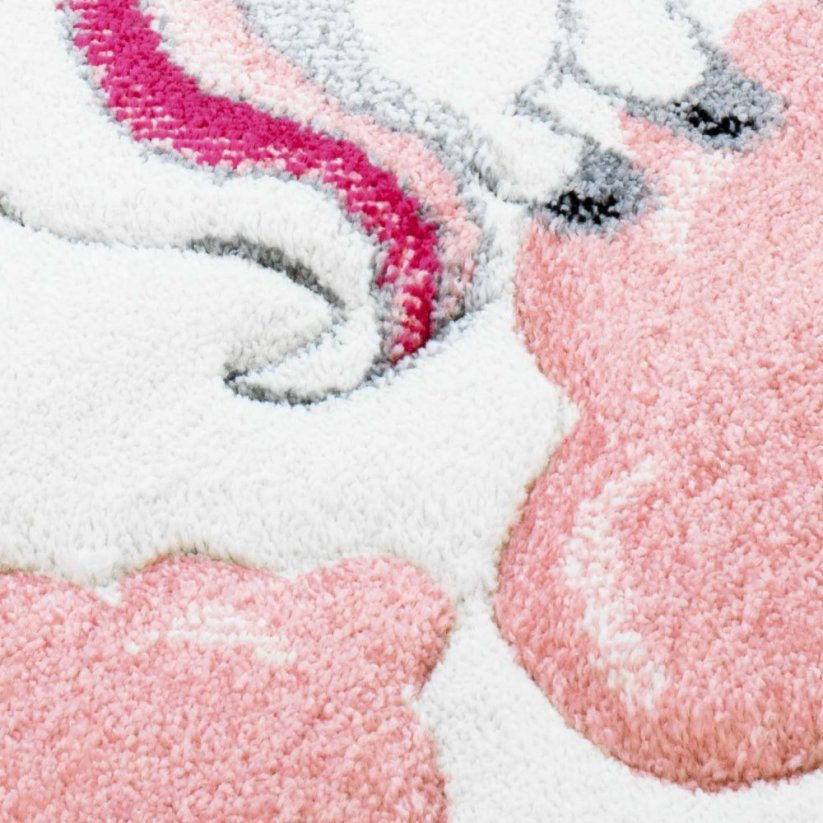 Pohádkový koberec béžové barvy s motivem My Little Pony