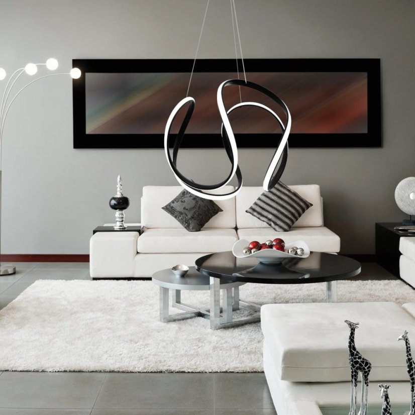 Elegantné moderné LED stropné svietidlo s diaľkovým ovládaním