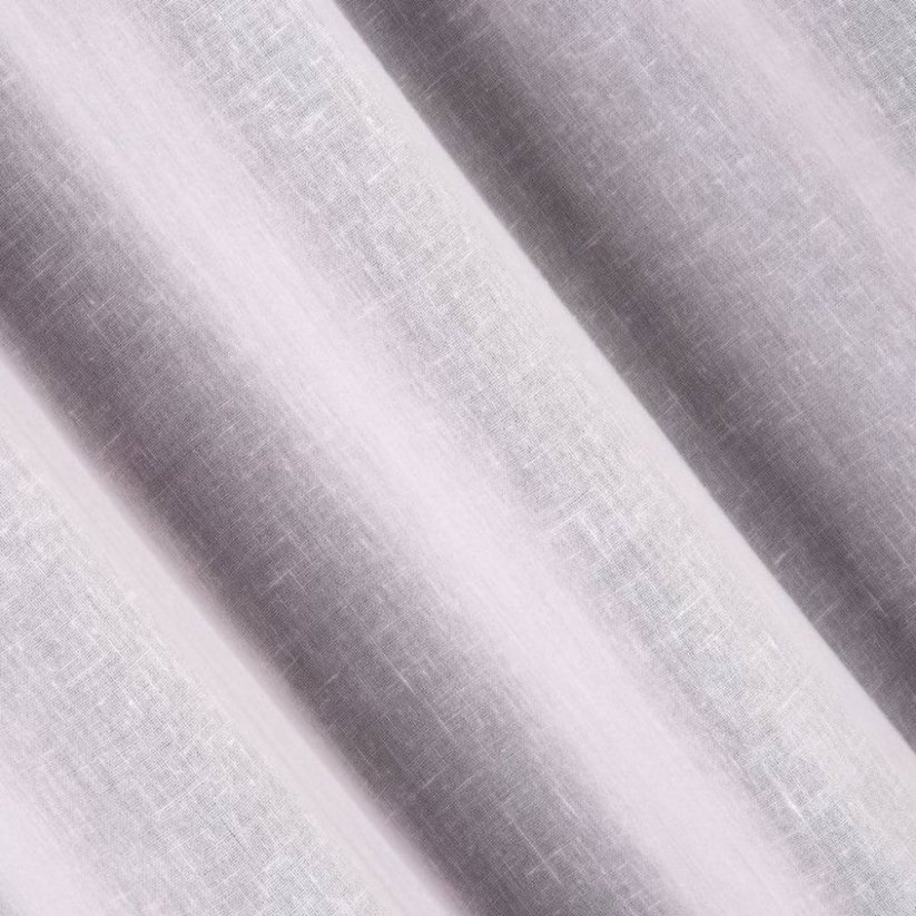 Nežna zračna zavesa za kroge v roza barvi 140 x 250 cm
