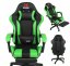 Herné kreslo Xgaming s podnožkou - čierno-zelené